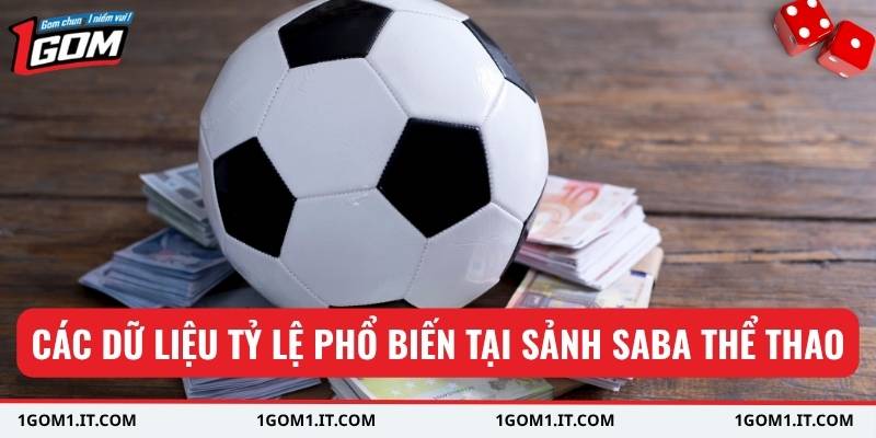 Các dữ liệu tỷ lệ phổ biến tại sảnh SABA Thể Thao
